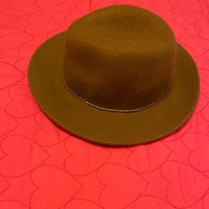 Brown Fedora hat